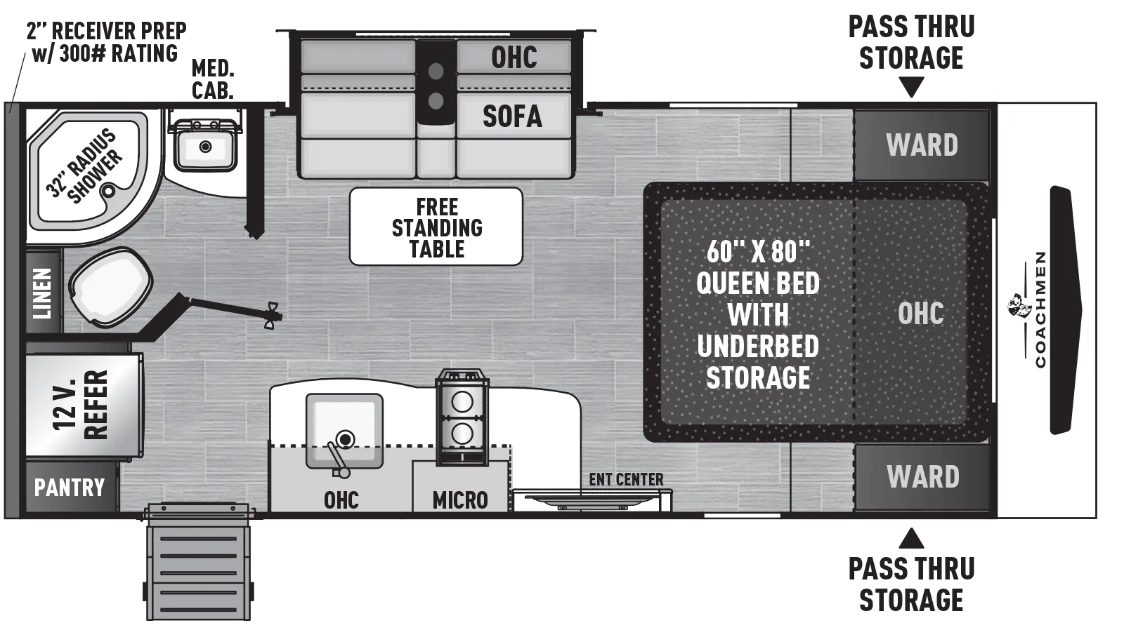 Freedom Express Select 19SE Floorplan